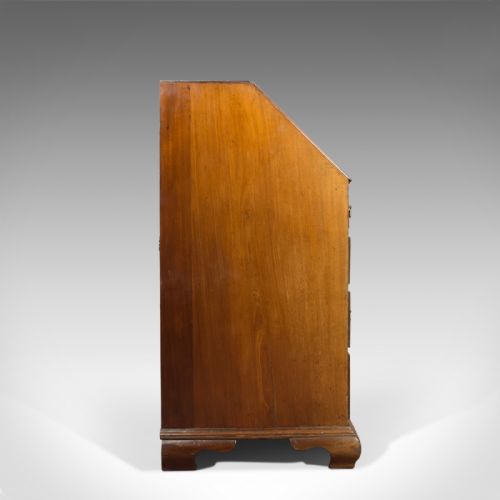 fig 3. Antique Bureau, Mahogany, English, Georgian, Circa 1780