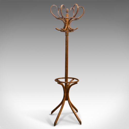 fig 2. Antique Bentwood Coat Rack, Hall Stand, Thonet, Café, Coat Stick Umbrella, c1910