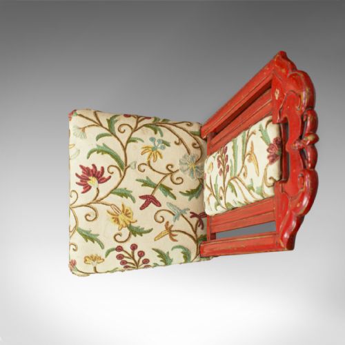 fig 4. Set of Six Antique Dining Chairs, Continental Painted Kitchen, Needlepoint c1850