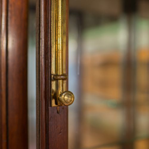 fig 2. Very Large, Antique Shop Display Cabinet, Victorian, Mirror-Back Cabinet, c.1900