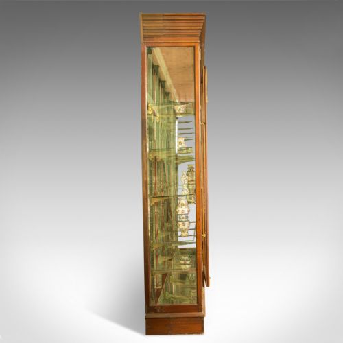 fig 5. Very Large, Antique Shop Display Cabinet, Victorian, Mirror-Back Cabinet, c.1900