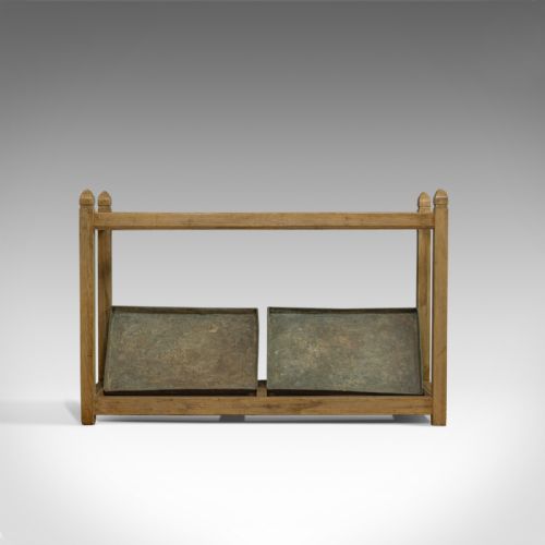 fig 2. Large Antique Stick Stand, English, Victorian, Pine, Umbrella, Rack, Circa 1900