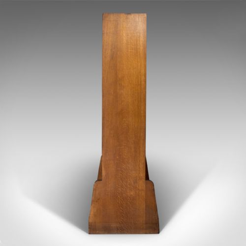 fig 2. Antique Library Bookshelf, Pitch Pine, Double-Sided Bookcase, Room Divider c1910