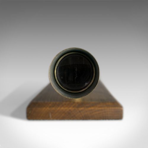 fig 3. Antique Pocket Telescope, Three Draw, Refractor, English, Edwardian, Circa 1910