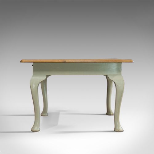 fig 1. Antique Dining Table, Square, Pine, Mahogany, Country Kitchen, Seats Four c.1900