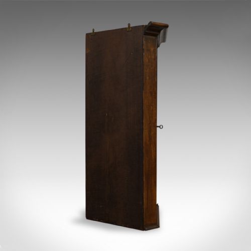 fig 2. Antique Corner Cabinet, English, Georgian, Oak, Hanging, Wall Cupboard, c.1780