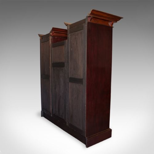 fig 3. Antique Wardrobe, Maple and Co, English, Mahogany, Victorian, Art Nouveau C.1880