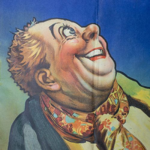 fig 3. Very Large Antique Advertisement Poster, Veritas, Lithograph, John Hassall c1920