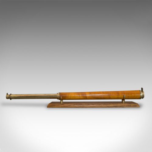 fig 2. Antique Telescope, Single Draw Refractor, English, Georgian, Circa 1760