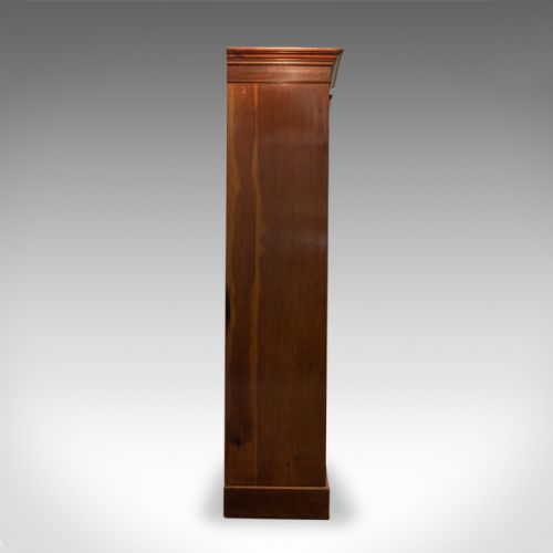 fig 2. Antique Mirrored Wardrobe, English, Edwardian, Mahogany, Compactum, Circa 1910