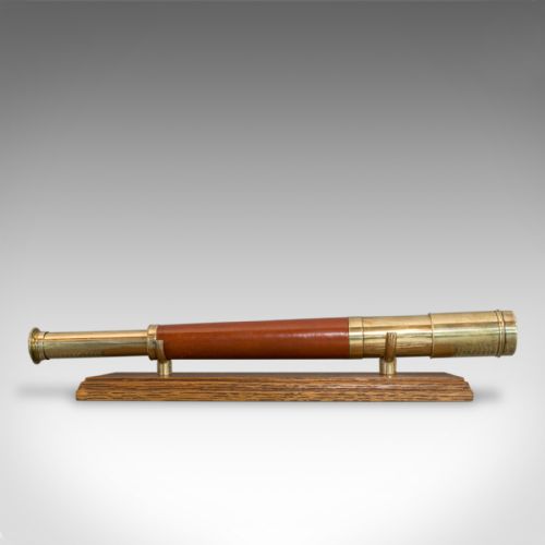 fig 3. Antique Telescope, English, Single Draw, Terrestrial, Astronomical, Circa 1790