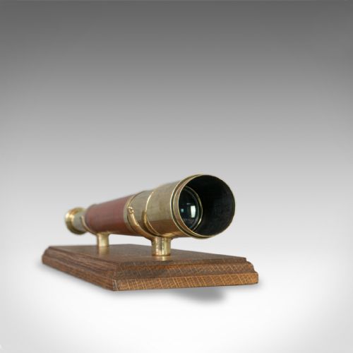 fig 4. Antique Telescope, English, Single Draw, Terrestrial, Astronomical, Circa 1790