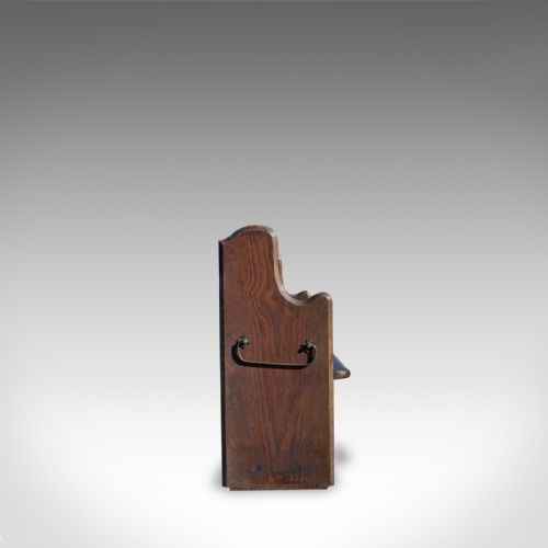 fig 3. Large Antique Pew, 10 feet, English, Pitch Pine, Bench Seat, 7-8, 19th Century