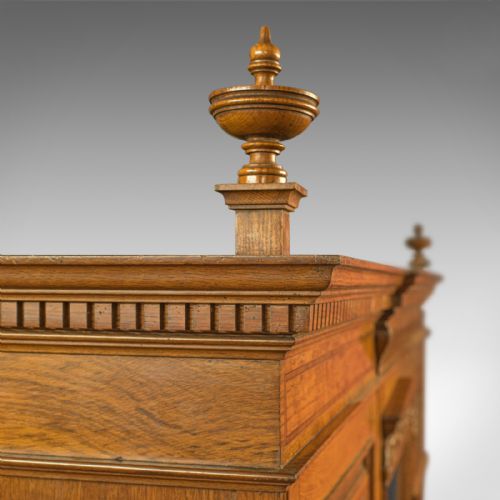 fig 5. Antique Triple Wardrobe, Scottish, Oak, Compactum, Victorian, Circa 1870