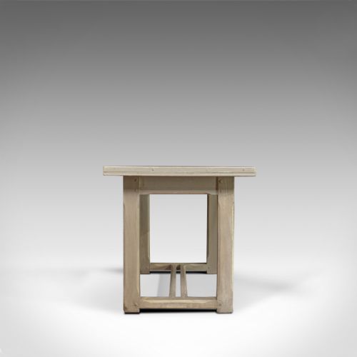 fig 3. Antique Dining Table, Jacobean Revival, Painted, Oak, Refectory, Seats 4, c.1910