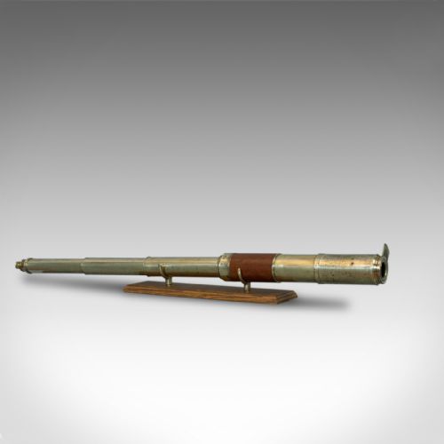 Antique Telescope, 3 Draw, Terrestrial, Astronomical, English, Georgian, C.1780