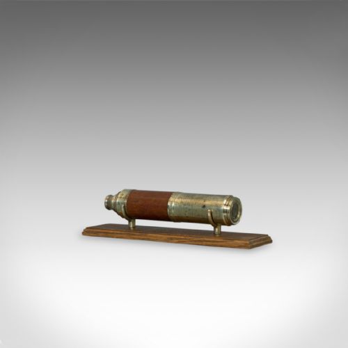 fig 1. Antique Telescope, 3 Draw, Terrestrial, Astronomical, English, Georgian, C.1780