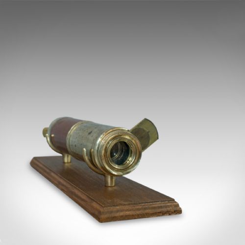 fig 4. Antique Telescope, 3 Draw, Terrestrial, Astronomical, English, Georgian, C.1780