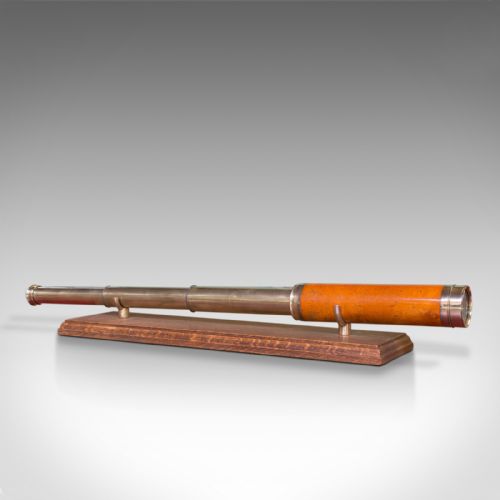Antique Telescope, 3 Draw Refractor, English, Georgian, Lincoln of London, 1770