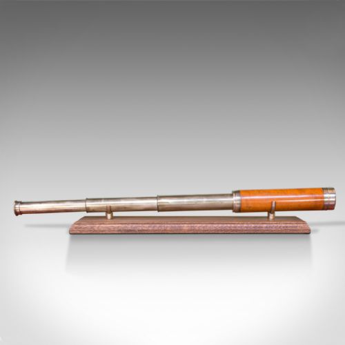 fig 2. Antique Telescope, 3 Draw Refractor, English, Georgian, Lincoln of London, 1770