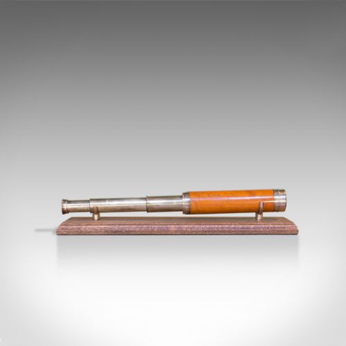 fig 3. Antique Telescope, 3 Draw Refractor, English, Georgian, Lincoln of London, 1770