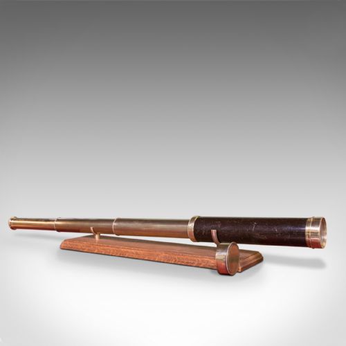 Antique Telescope, 3 Draw, Pocket Refractor, Dollond London, Mid 19th Century