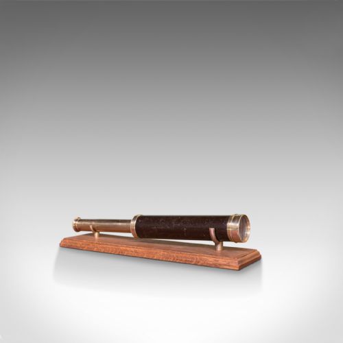 fig 3. Antique Telescope, 3 Draw, Pocket Refractor, Dollond London, Mid 19th Century