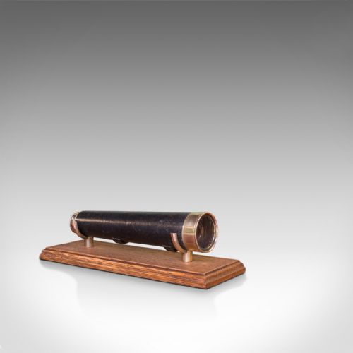 fig 3. Antique Telescope, Regency, Baker of London, Two Draw Refractor, Circa 1920