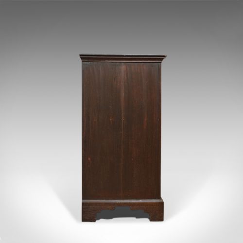 fig 2. Antique Chest of Drawers, English, Oak, Bedroom, Tallboy, Georgian, Circa 1790