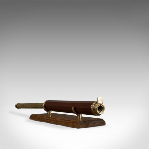 fig 3. Antique Telescope, English, Single Draw, Refractor, Terrestrial, Circa 1760