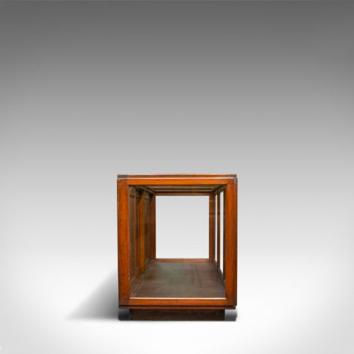 fig 4. Large Antique Display Cabinet, English, Pine, Showcase, Edwardian, Circa 1910