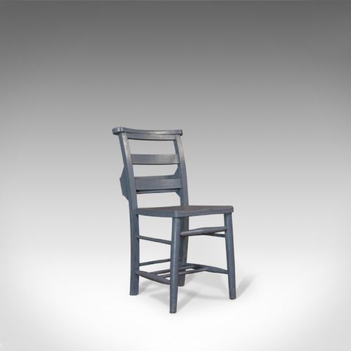 Antique School Chair, English, Victorian, Beech, Educational, Seat, Circa 1900