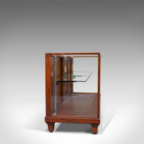 fig 3. Antique Display Cabinet, English, Mahogany, Shopfitting, Showcase, Edwardian