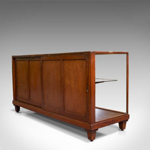fig 4. Antique Display Cabinet, English, Mahogany, Shopfitting, Showcase, Edwardian