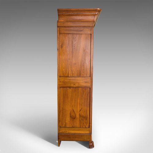 fig 2. Antique Linen Press, French, Chestnut, Cupboard, Wardrobe, Circa 1850