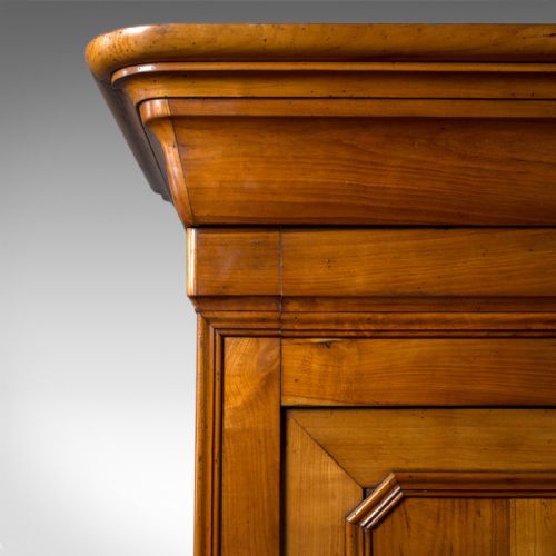 fig 4. Antique Linen Press, French, Chestnut, Cupboard, Wardrobe, Circa 1850