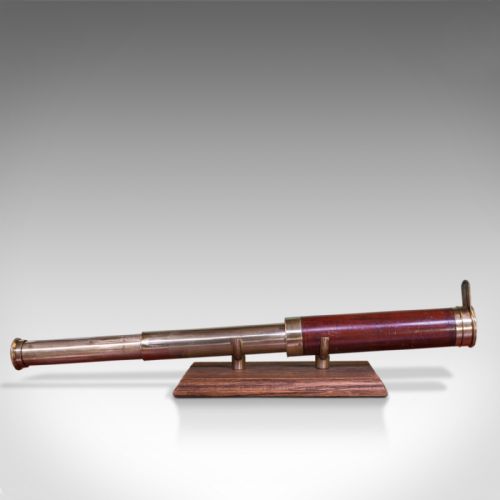 fig 2. Antique Telescope, 2 Draw Refractor, English, Georgian, 18th Century, Circa 1800