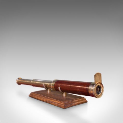 fig 3. Antique Telescope, 2 Draw Refractor, English, Georgian, 18th Century, Circa 1800