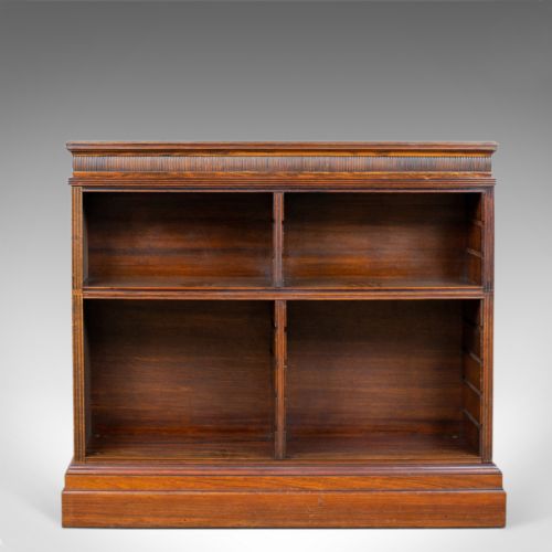 Antique Open Bookcase, English, Regency and Later, Bookshelves, Rosewood, C.1830