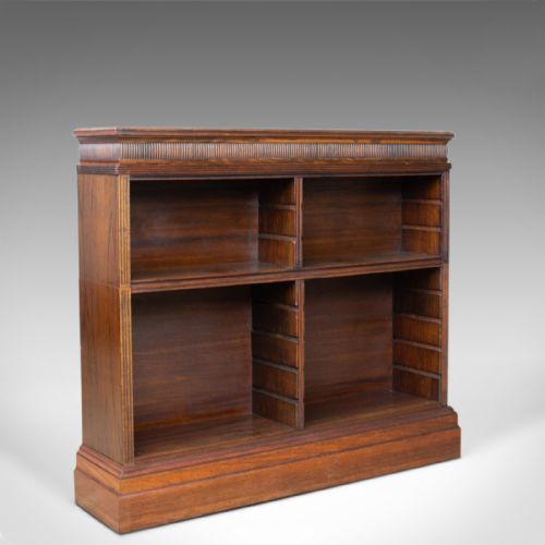 fig 1. Antique Open Bookcase, English, Regency and Later, Bookshelves, Rosewood, c.1830