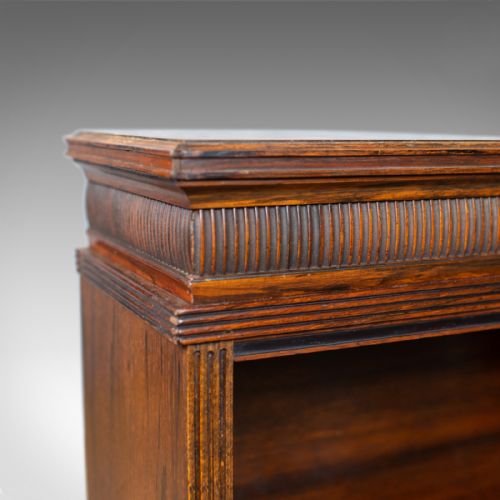 fig 4. Antique Open Bookcase, English, Regency and Later, Bookshelves, Rosewood, c.1830
