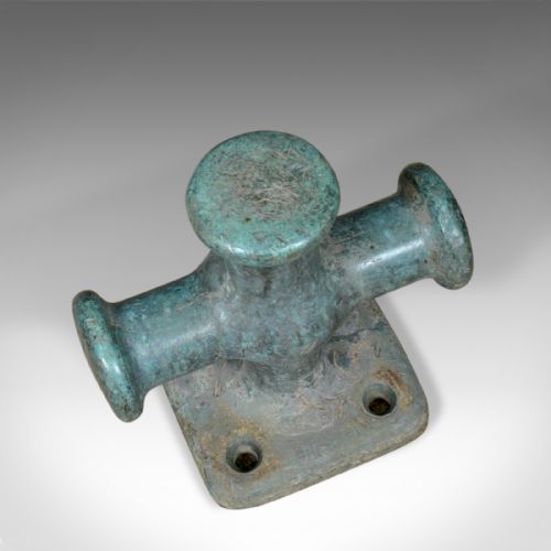 fig 3. Solid Bronze, Mooring Bitt, Bollard, Very Heavy, Ship, Boat, Capstan, C20th