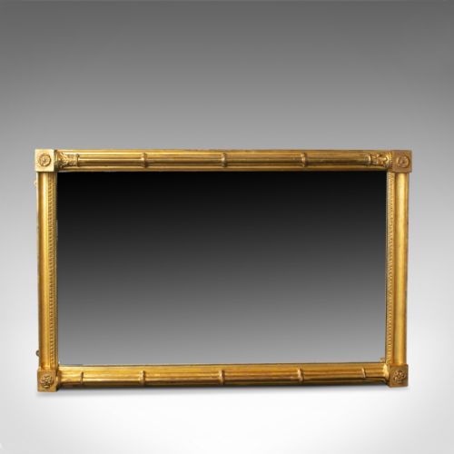 fig 1. Antique Wall Mirror, English, Georgian, Giltwood, Console, Circa 1800