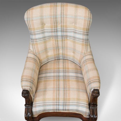 fig 2. Antique Gentleman's Armchair, Rosewood, Fireside, Club Chair, William IV, c1835