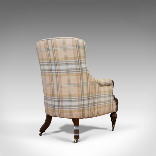 fig 5. Antique Gentleman's Armchair, Rosewood, Fireside, Club Chair, William IV, c1835
