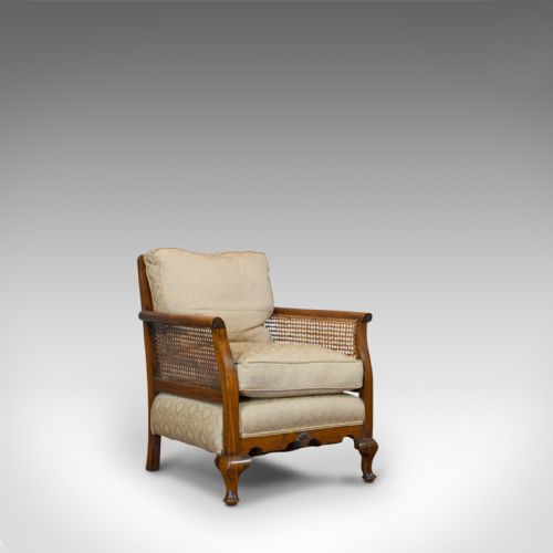 fig 5. Antique Bergere Suite, English, Beech, Cane, Chair, Sofa, Set, Edwardian