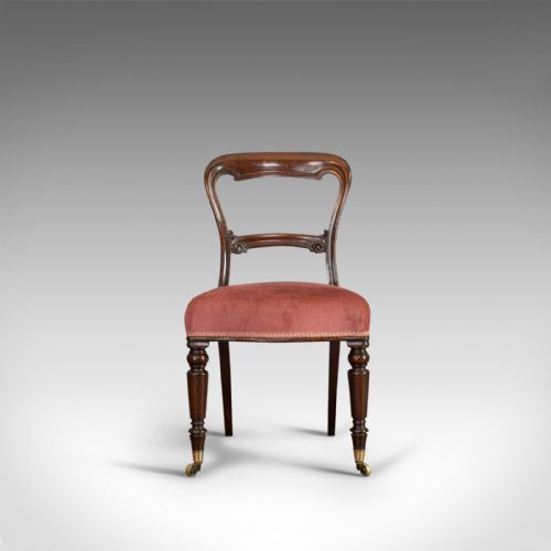 fig 2. Antique Dining Chair Suite, English, Walnut, Set of, 5 Chairs, Gillow, Victorian