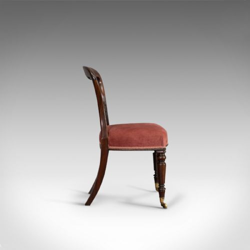 fig 3. Antique Dining Chair Suite, English, Walnut, Set of, 5 Chairs, Gillow, Victorian