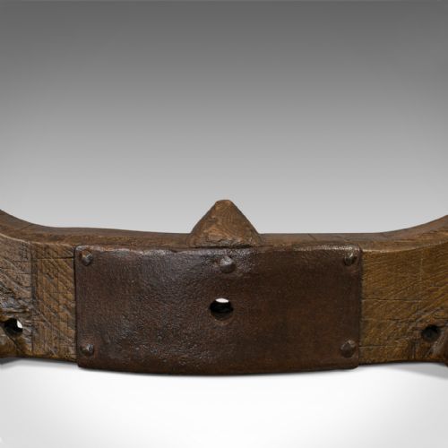 fig 3. Antique Bow Yoke, English, Elm, Decorative, Wall, Display, Rural, Countryside
