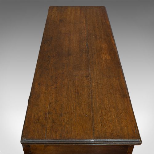 fig 4. Antique Mule Chest, English, Georgian, Oak, Coffer, Trunk, 18th Century, C.1750